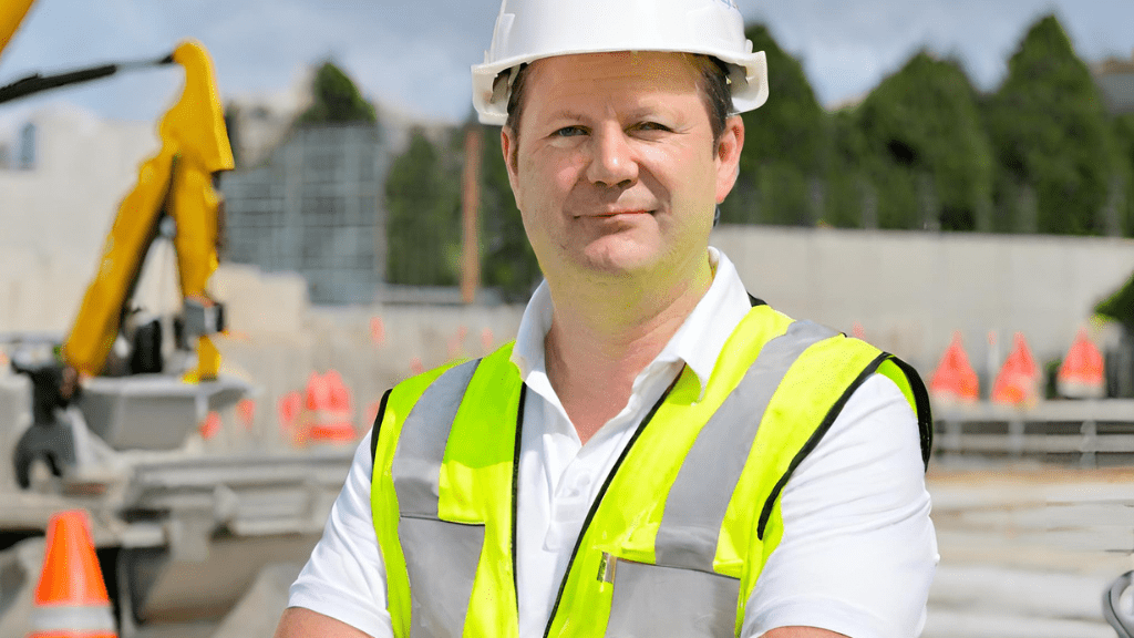 general manager at construction site